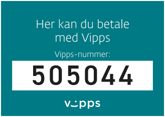 Du kan betale med Vipps - 505044