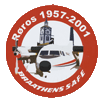 Braathens SAFE Rros 1957-2001  klistremerke